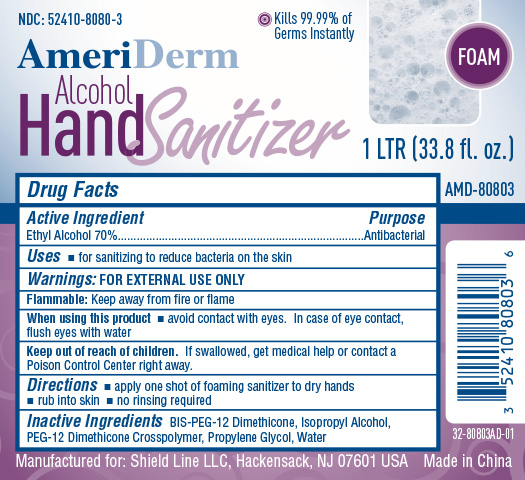 Ameriderm Foam Alcohol Hand Sanitizer | Ethyl Alcohol Liquid Breastfeeding