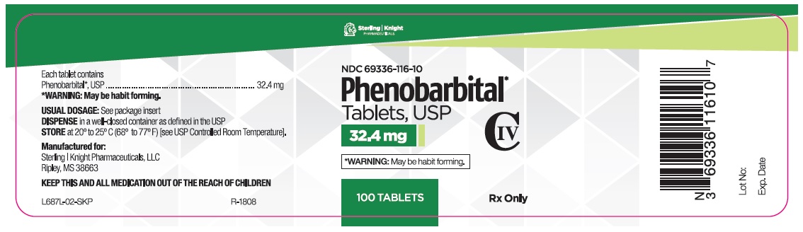 Phenobarbital Tablets 32.4 mg 100 count
