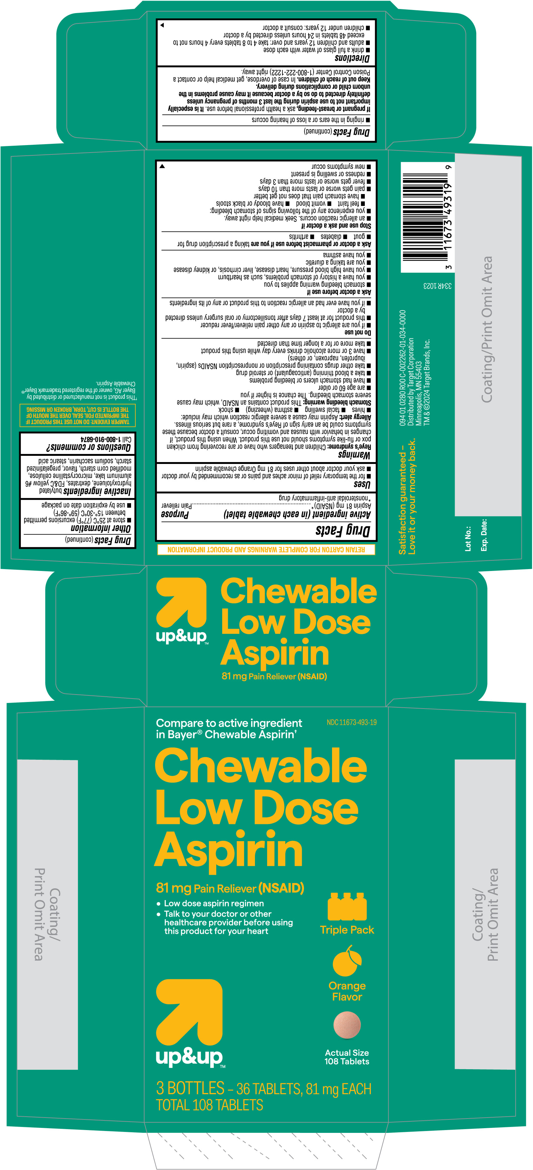 334R-Target-Low dose Aspirin 81 mg-108s-IFC