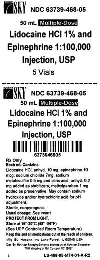 Lidocaine and Epinephrine 1% Label