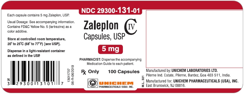 Zaleplon Capsules USP 5 mg
