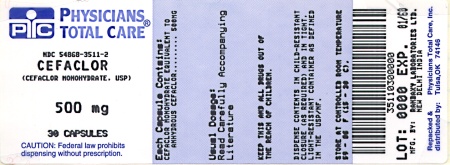 image of 500 mg package label