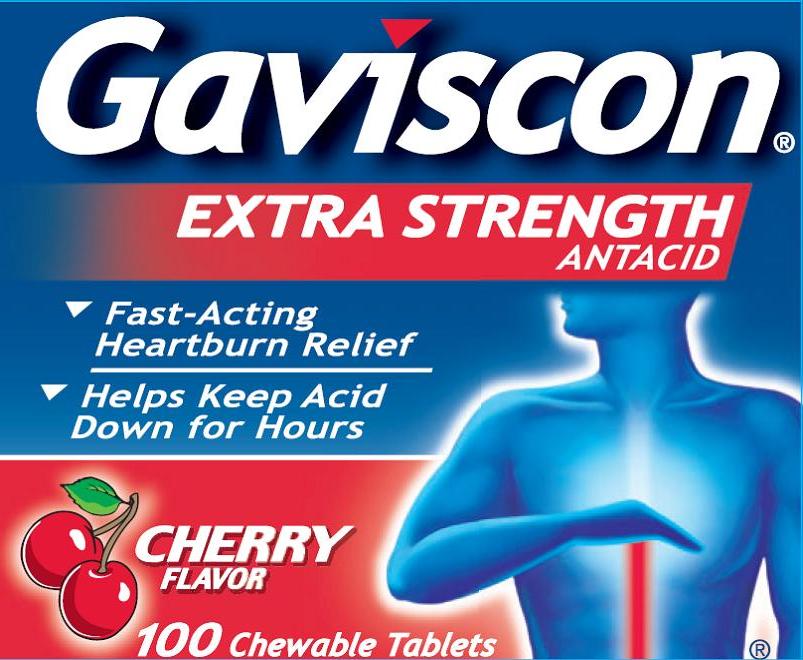 Gavison Extra Strength Cherry 100 count label
