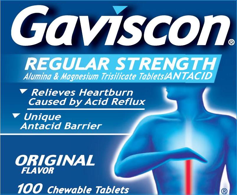 Gavison Regular Strength 100 count label