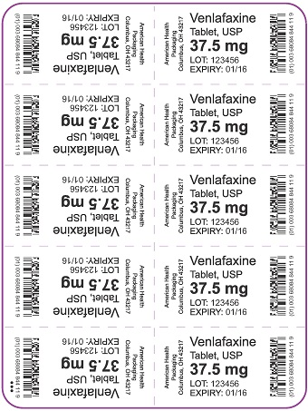 37.5 mg Venlafaxine Tablet Blister