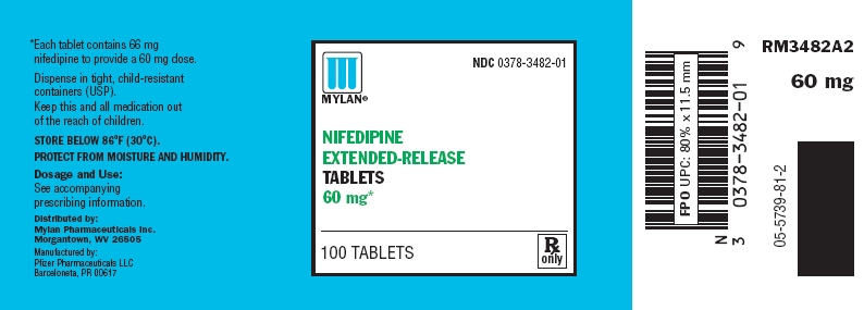 Nifedipine Extended-Release Tablets 60 mg Bottles