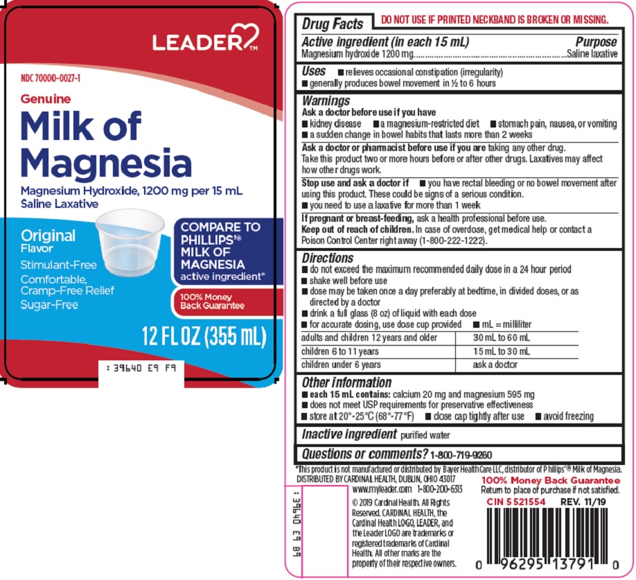 Cardinal Health Milk Of Magnesia Facts