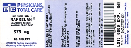 image of 375 mg package label
