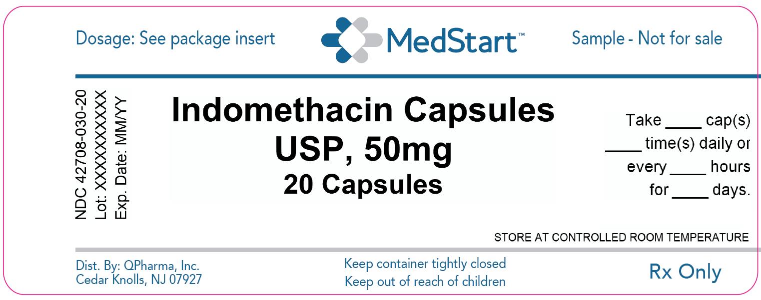 42708-030-020 Indomethacin Capsules USP 50mg x 20