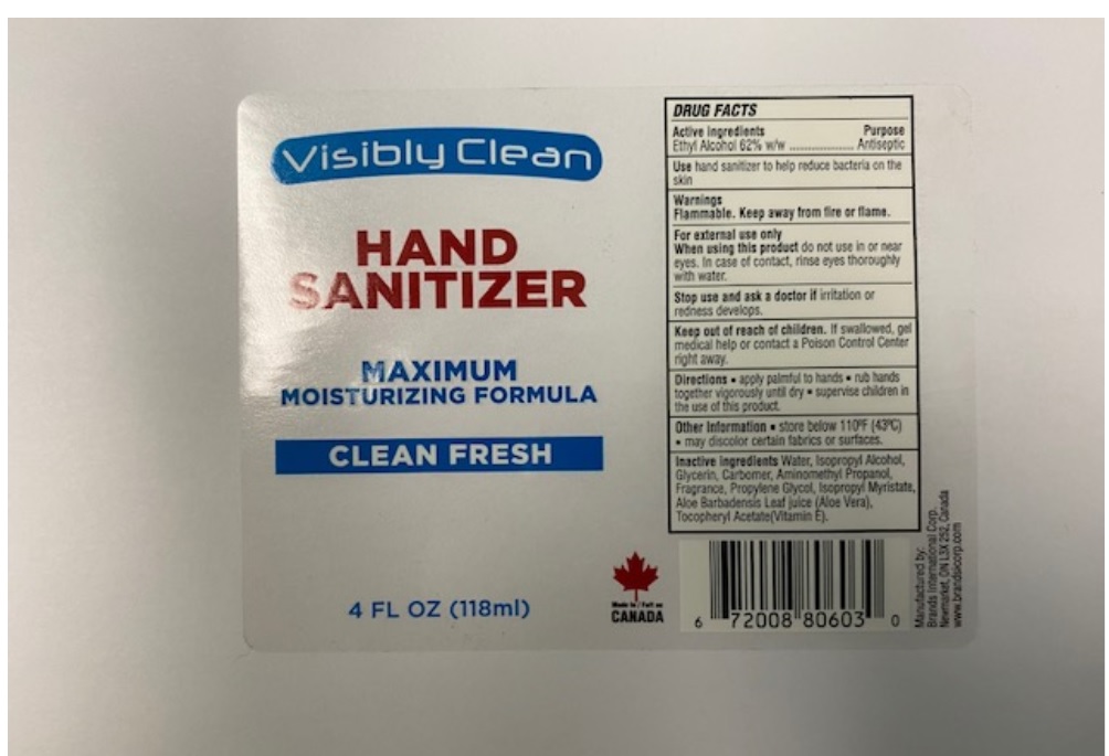 Visibly Clean Hand Sanitizer | Alcohol Solution Breastfeeding