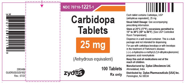 Carbidopa Tablets, 25 mg