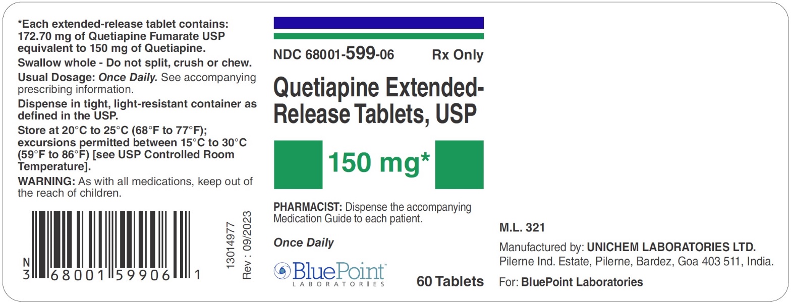 Quetiapine ER Tabs 150mg