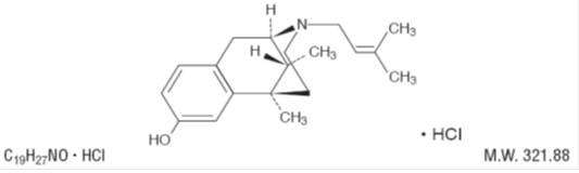Pentazocine Structure