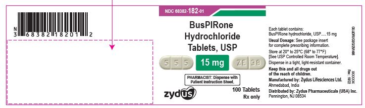Buspirone Hydrochloride Tablets USP, 15 mg