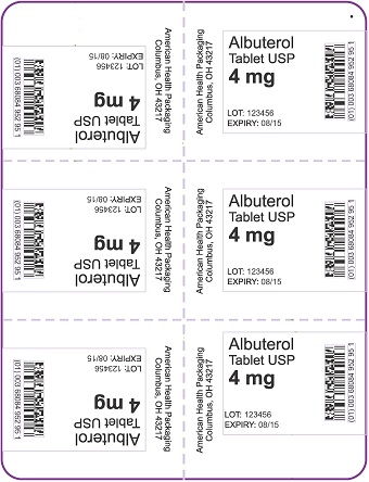 4 mg Albuterol Tablet Blister