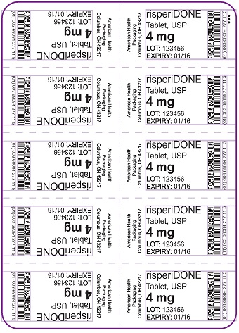 4 mg risperiDONE Tablet Blister