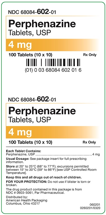 4 mg Perphenazine Tablets Carton