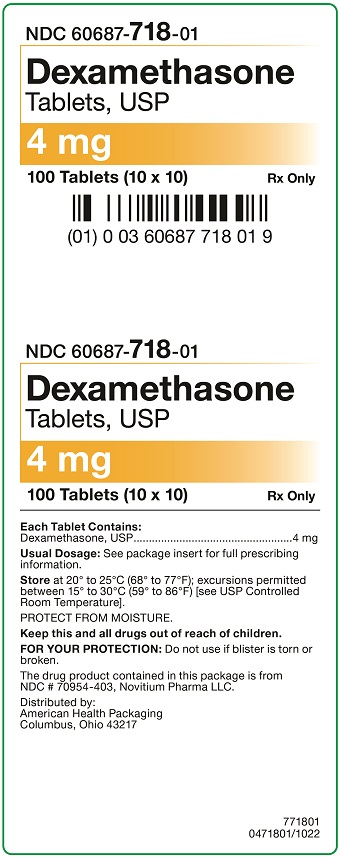 4 mg Dexamethasone Tablets Carton