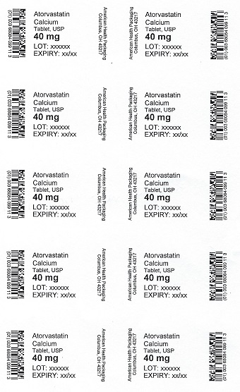 40 mg Atorvastatin Calcium Tablet Blister