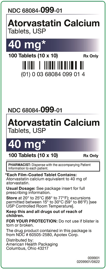 40 mg Atorvastatin Calcium Tablets Carton