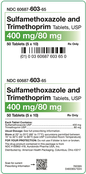 400 mg 80 mg Sulfamethoxazle Trimethoprim Tablets Carton