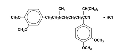 Verapamil Hydrochloride Structural Formula