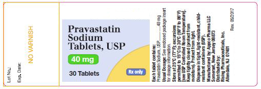 40 mg, 30 ct Bottle Label