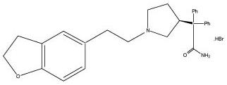 darifenacin hydrobromide structural formula