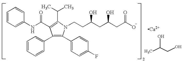 Chemical Structure- Atorvastatin Calcium