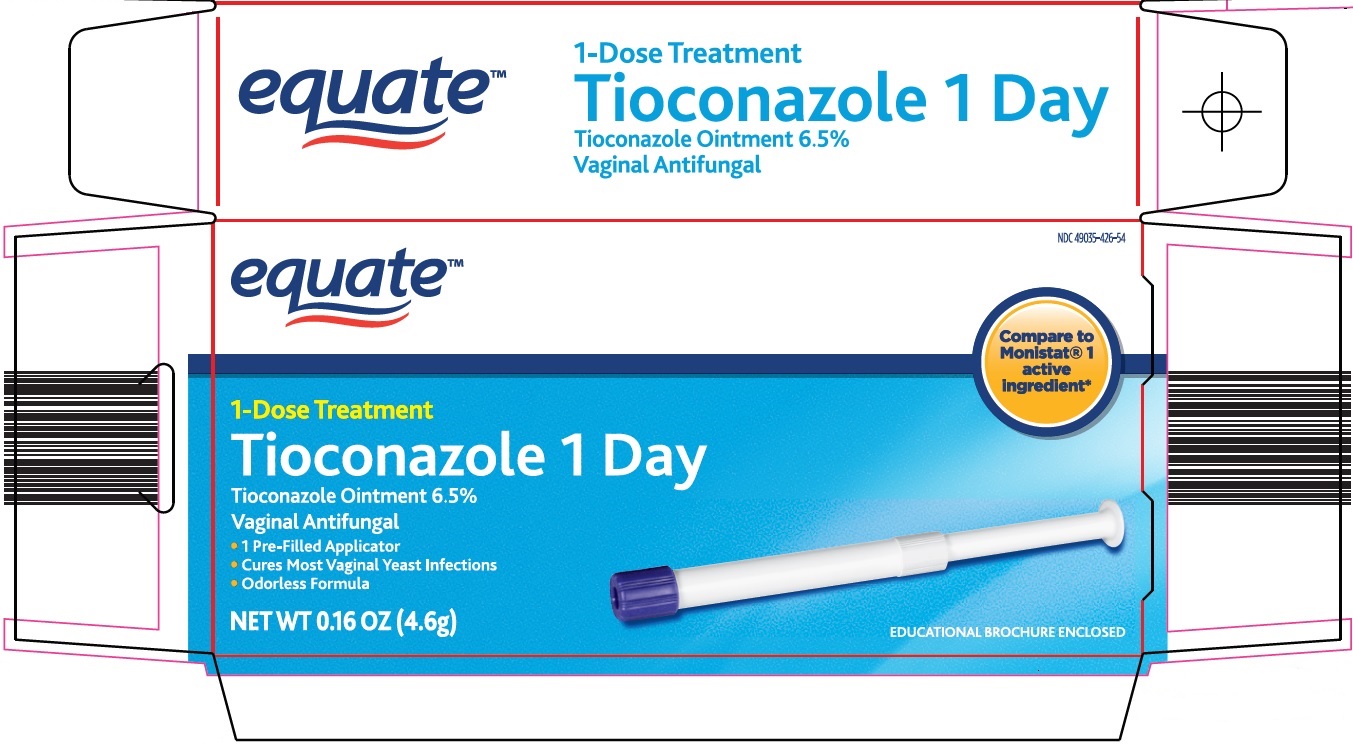 Wal-Mart Tioconazole 1 Day Drug Facts