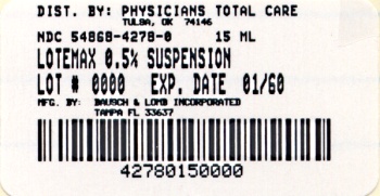 image of 15 mL package label