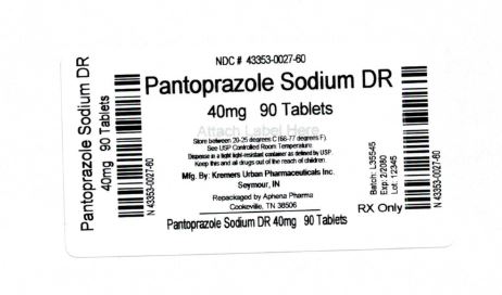 40 mg 90 count bottle label
