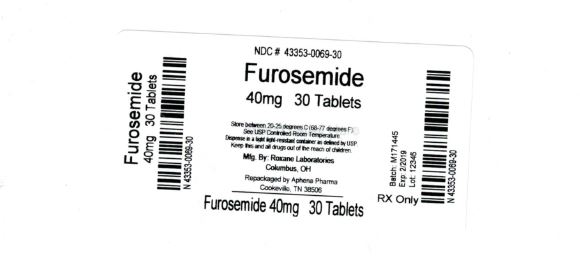 Furosemide 40mg - 30 Tablets