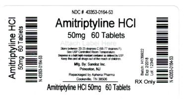 Amitriptyline HCl 50 mg Label