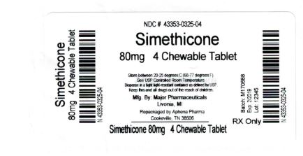 Mi-acid Gas Relief | Simethicone Tablet, Chewable Breastfeeding