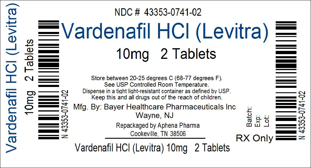 Vardenafil HCl (Levitra) 10mg Tablets