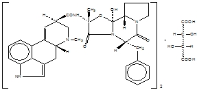 ergotamine tartrate chemical structure