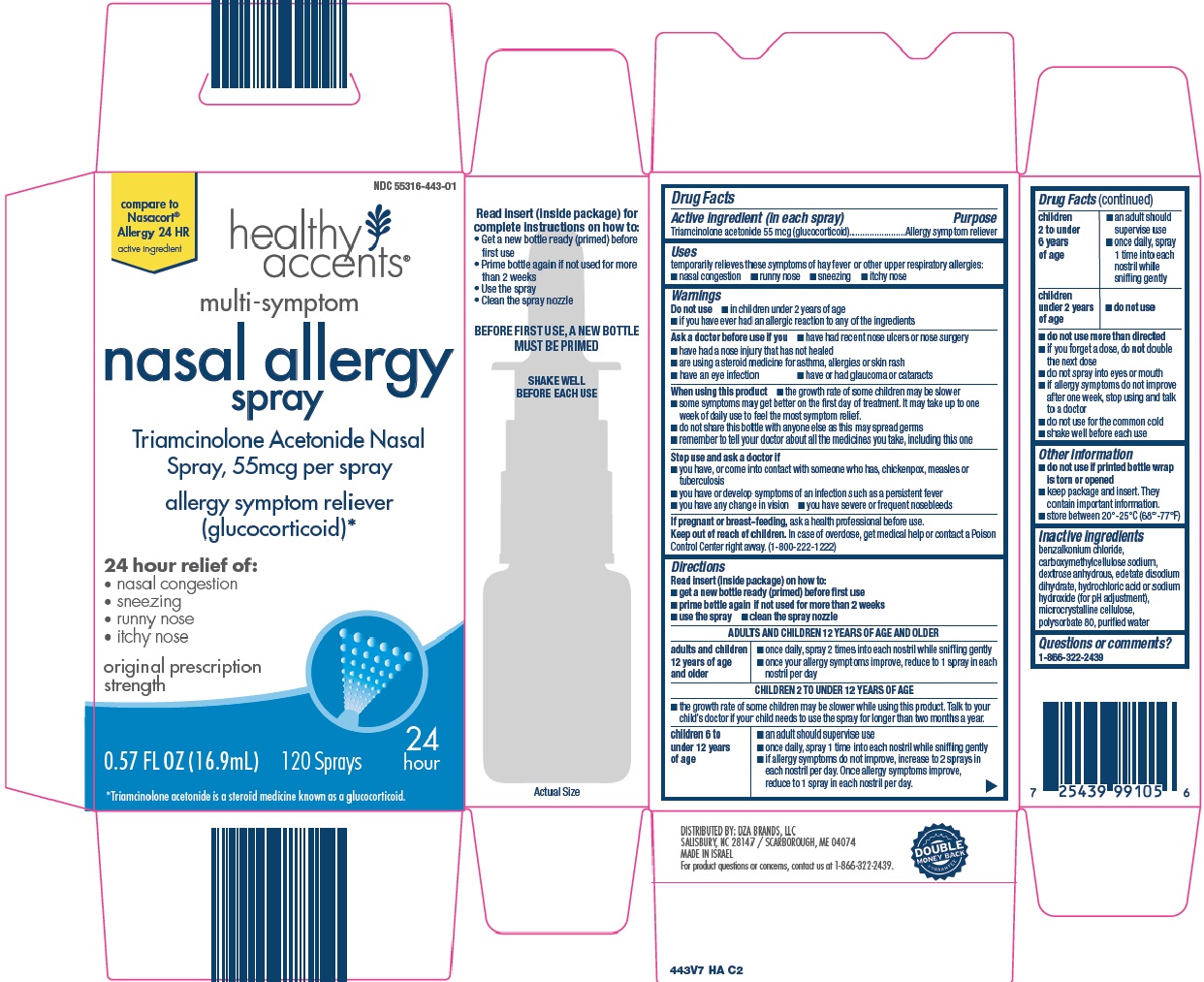 Healthy Accents Nasal Allergy | Triamcinolone Acetonide Spray, Metered Breastfeeding