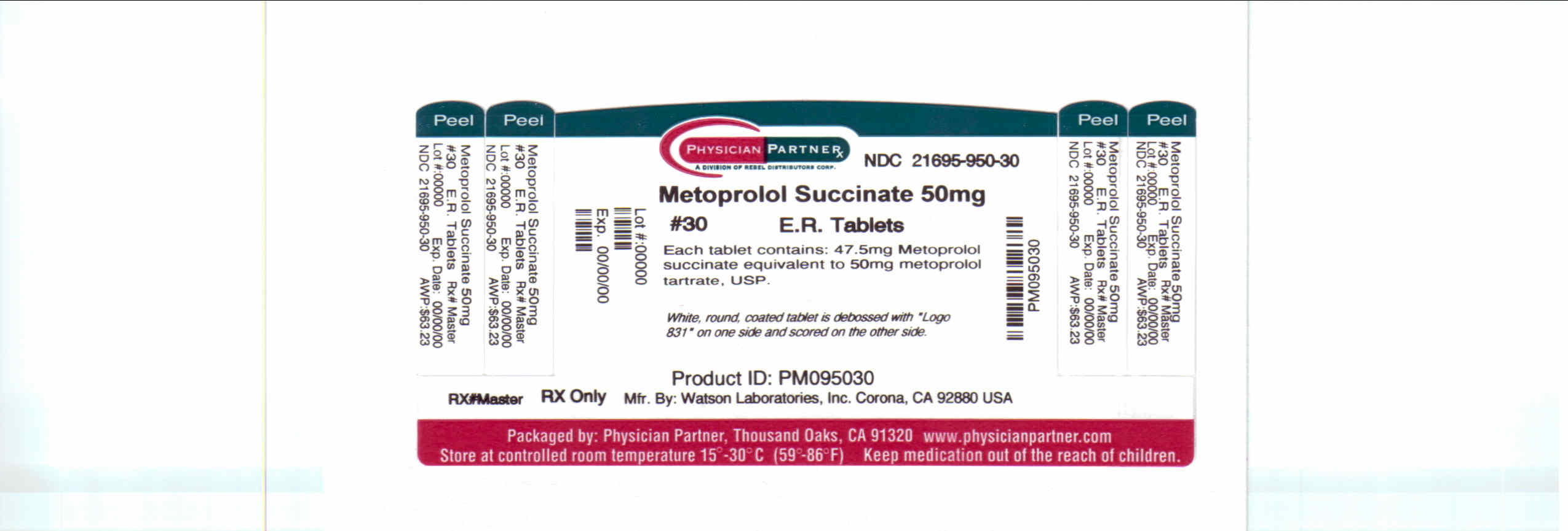 Metoprolol Succinate 50mg