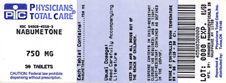 image of 750 mg package label