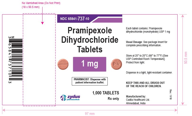 Pramipexole Dihydrochloride Tablets , 1 mg