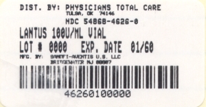 image of 1 count 10 mL Vial label