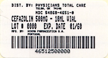 image of 500 mg/ 10 mL vial package label