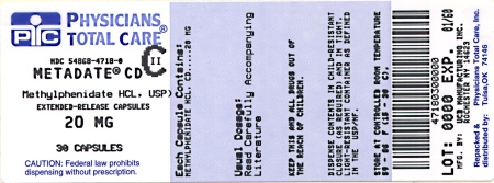 Principal Display Panel - 20 mg Capsule Label