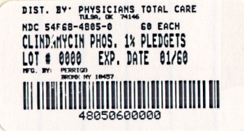 image of 60 count package label