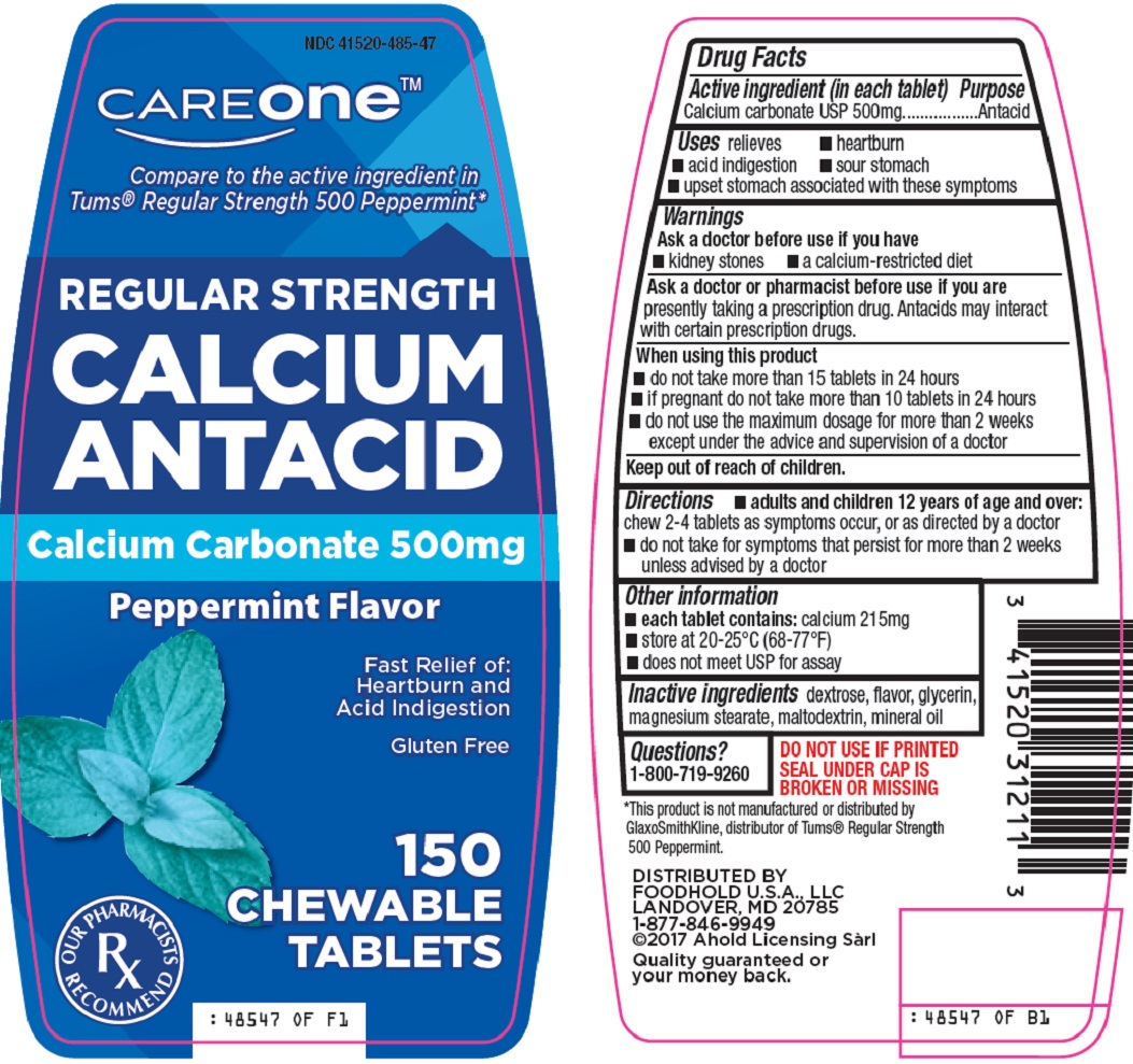 Dailymed Care One Calcium Antacid Calcium Carbonate Tablet Chewable