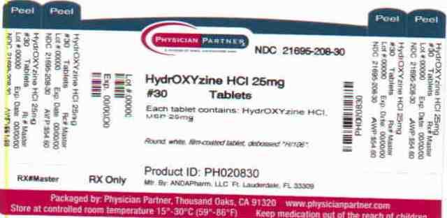Hydroxyzine HCl 25mg