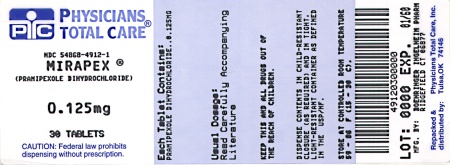 image of 0.125 mg package label