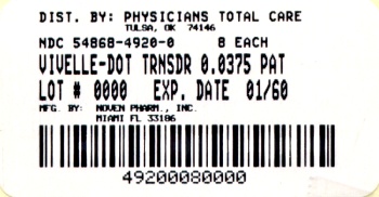 image of 0.0375 mg package label