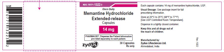 Memantine Hydrochloride Extended-Release Capsules, 14 mg